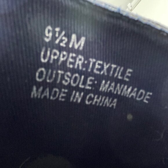 Coconuts by Matisse ShoesSize 9.5 Harry Sneakers Slip On Navy Textile Shoes NEW - Picture 7 of 8